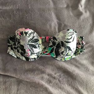 {Victoria Secret} floral bikini top